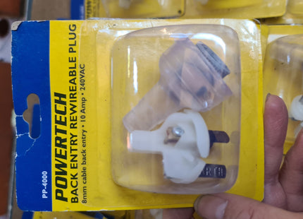 Powertech 3 Pin Mains Power Plug 240V 10A - Nano Tanks Australia Aquarium Shop
