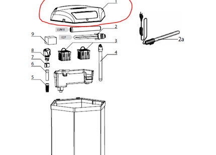 [PREORDER] Aquael Hexa 60 Complete Cover - Nano Tanks Australia
