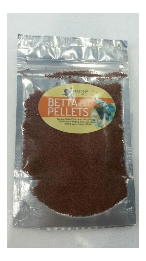 Prestige Bettas Betta Pellets 25g - Nano Tanks Australia