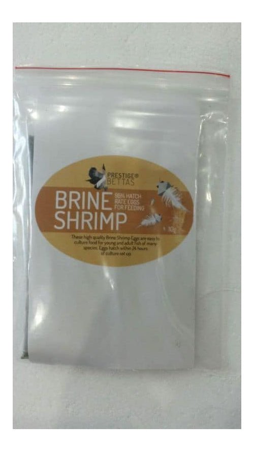 Prestige Bettas Brine Shrimp Eggs 95%+ Hatch Rate 10g - Nano Tanks Australia