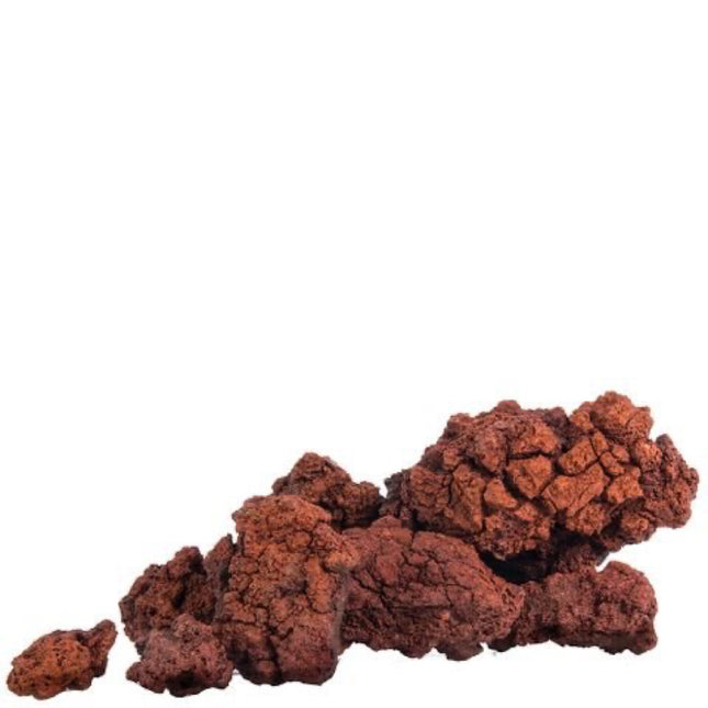 Red Lava Rock 1kg for aquarium aquascaping