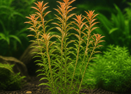 Rotala rotundifolia 'Orange Juice' – 5 Stems ~10cm - Nano Tanks Australia