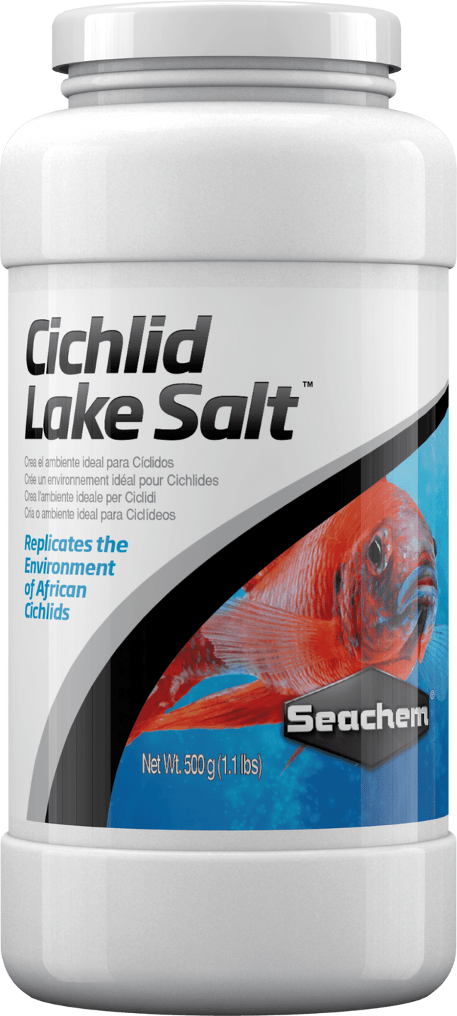 Seachem Cichlid Lake Salt 500g - Nano Tanks Australia