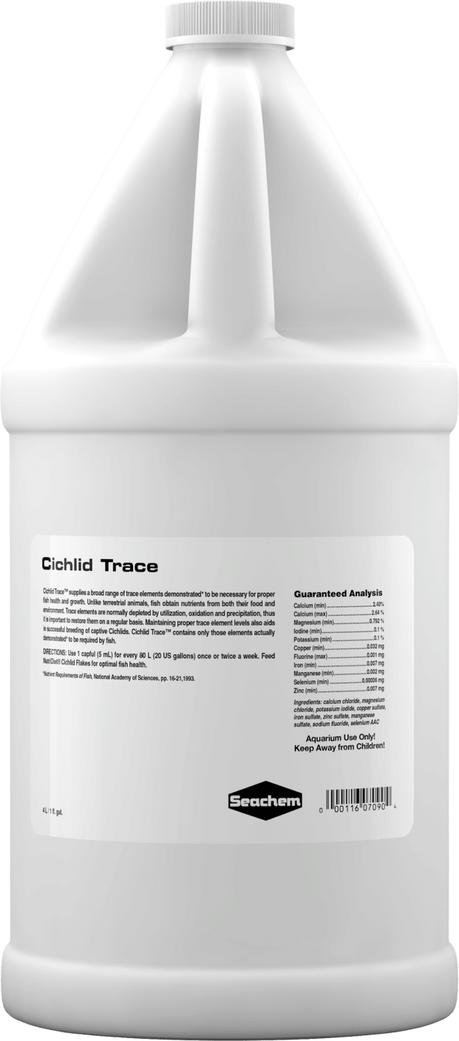 Seachem Cichlid Trace 4L - Nano Tanks Australia
