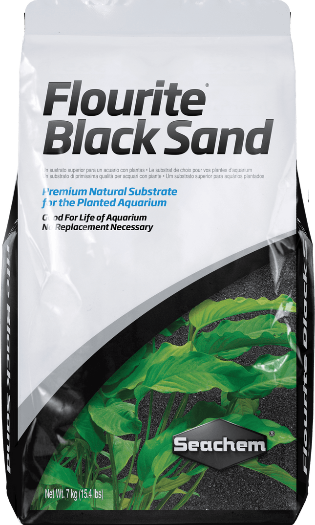 Seachem Flourite Black Sand 7 kg - Nano Tanks Australia