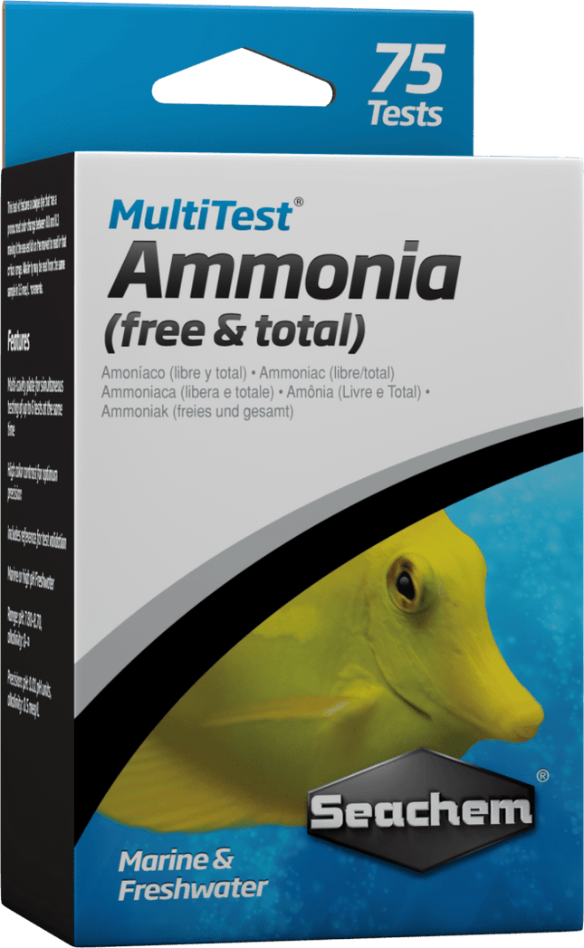Seachem MultiTest: Ammonia 75 Tests - Nano Tanks Australia