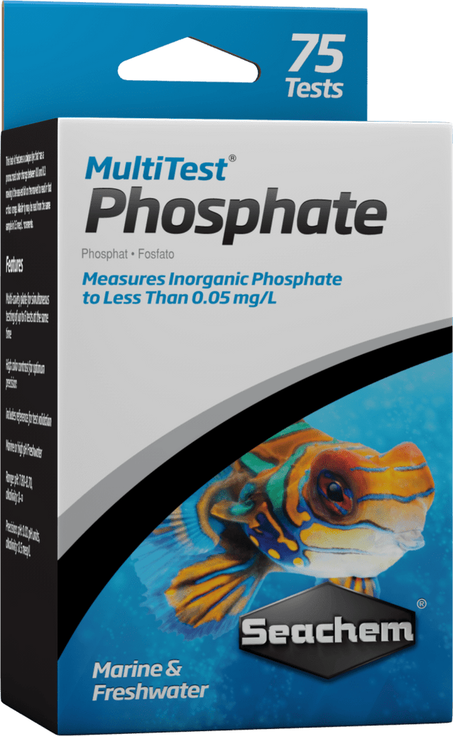 Seachem MultiTest: Phosphate 75 Tests - Nano Tanks Australia