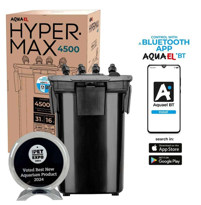 [SPECIAL ORDER 7 DAY TURN AROUND] Aquael Hypermax 4500 Canister Filter - Nano Tanks Australia
