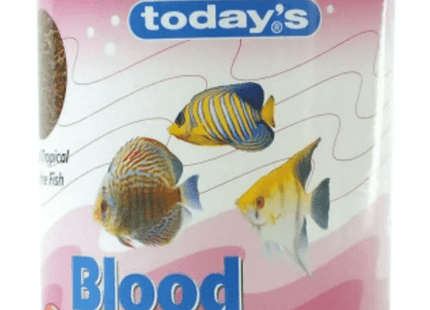 Today's Dried BloodWorms Food 10g - Nano Tanks Australia Aquarium Shop