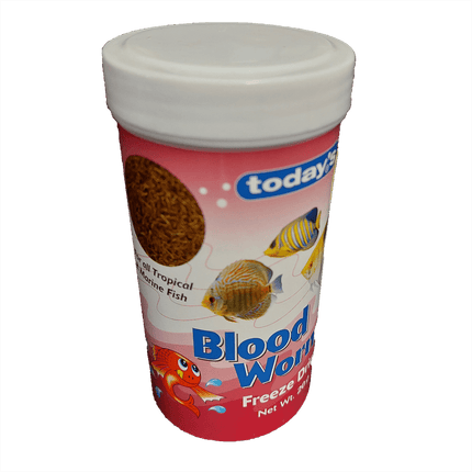 Today's Freeze Dried Bloodworms 20g - Nano Tanks Australia