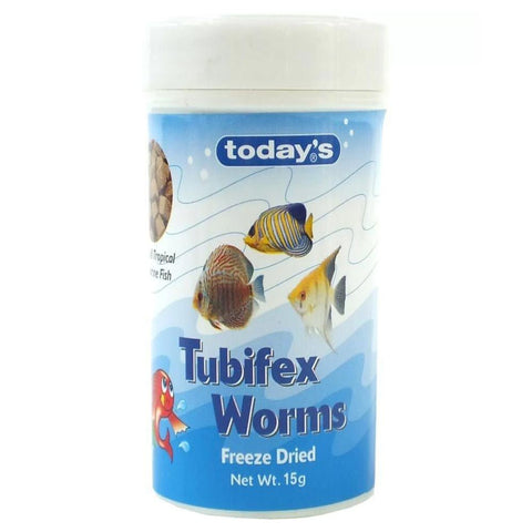 Today's Tubifex Worms 15g - Nano Tanks Australia Aquarium Shop