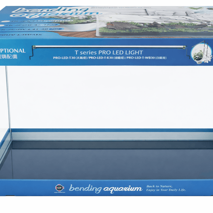 Up Aqua 🔵 Bending Aquarium – Blue 30 × 18 × 24 cm - Nano Tanks Australia