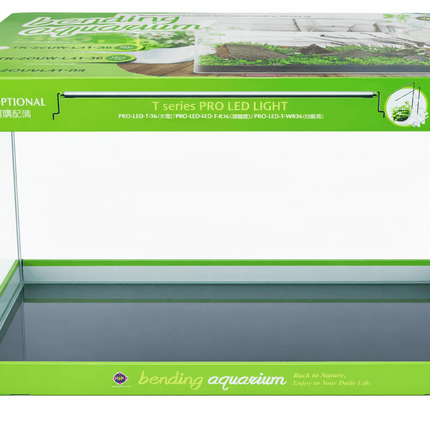 Up Aqua 🟢 Bending Aquarium – Green 36 × 22 × 26 cm - Nano Tanks Australia