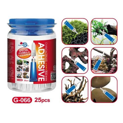 AQUA WORLD CYANOACRYLATE AQUARIUM GLUE (1 PACK) - Nano Tanks Australia Aquarium Shop