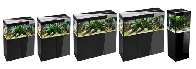 Aquael Glossy Set Included with Canister Filter, LED Plant Light and Heater 80cm 100cm 120cm 150cm - Nano Tanks Australia Aquarium Shop