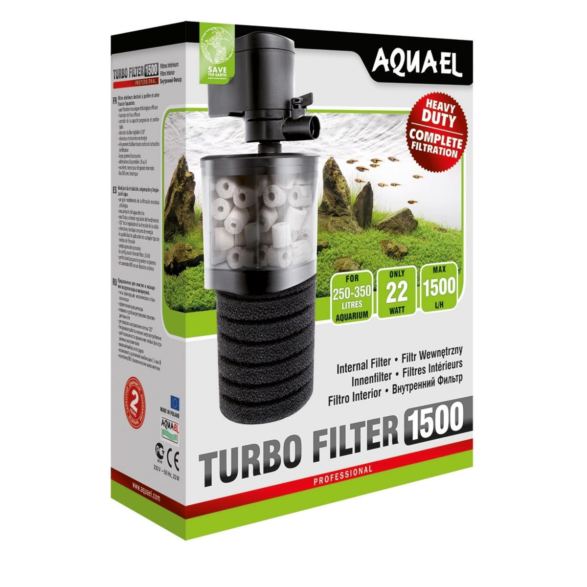 AQUAEL Turbo-Filter 1500 - Nano Tanks Australia Aquarium Shop