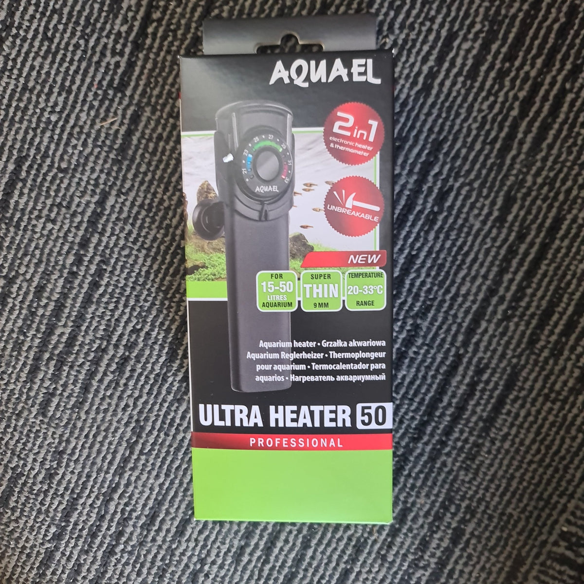 Aquael Ultra Heater 25W 50W 100W 150W 200W - Nano Tanks Australia Aquarium Shop