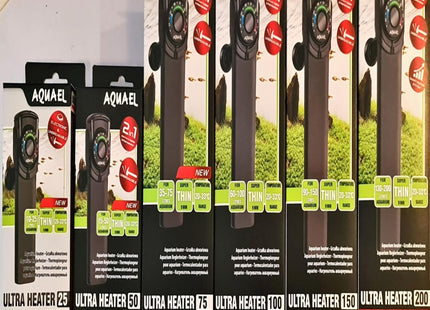 Aquael Ultra Heater 25W 50W 100W 150W 200W - Nano Tanks Australia Aquarium Shop