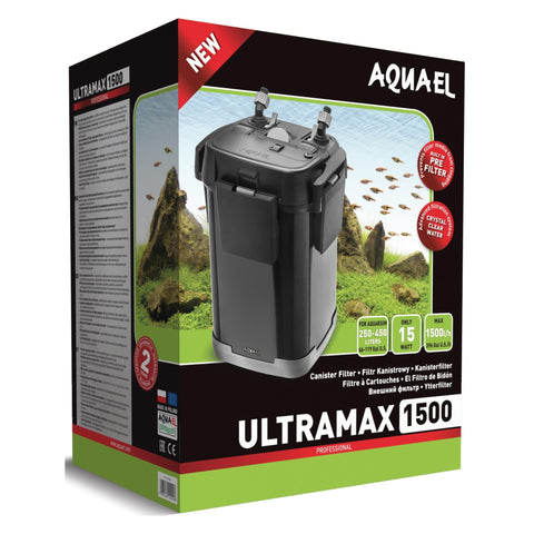 Aquael Ultramax Canister Filter 1500 - Nano Tanks Australia Aquarium Shop