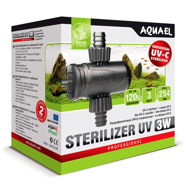 Aquael UV Sterilisers 3w - Nano Tanks Australia Aquarium Shop