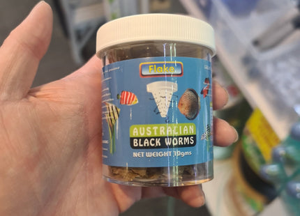 Australia Black Worms Flakes 10g - Nano Tanks Australia Aquarium Shop