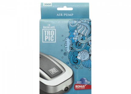 Bioscape Tropic Air Pump 2000 Single w/Check Valves - Nano Tanks Australia Aquarium Shop