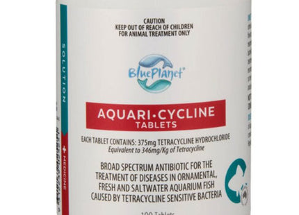 Blue Planet Aquacycline Broad Spectrum Antibiotic Tablets for Fish - Nano Tanks Australia Aquarium Shop