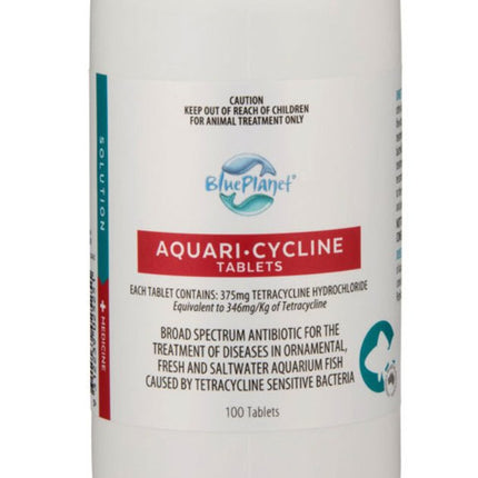 Blue Planet Aquacycline Broad Spectrum Antibiotic Tablets for Fish - Nano Tanks Australia Aquarium Shop