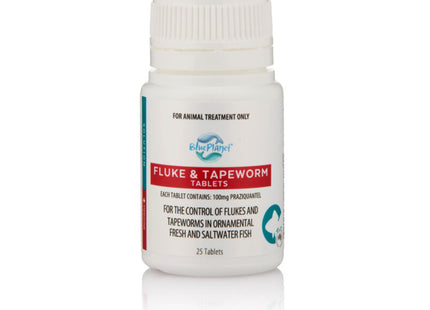 Blue Planet Fluke and Tapeworm Tablets 25 or 100 Tablets - Nano Tanks Australia Aquarium Shop