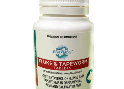 Blue Planet Fluke and Tapeworm Tablets 25 or 100 Tablets - Nano Tanks Australia Aquarium Shop