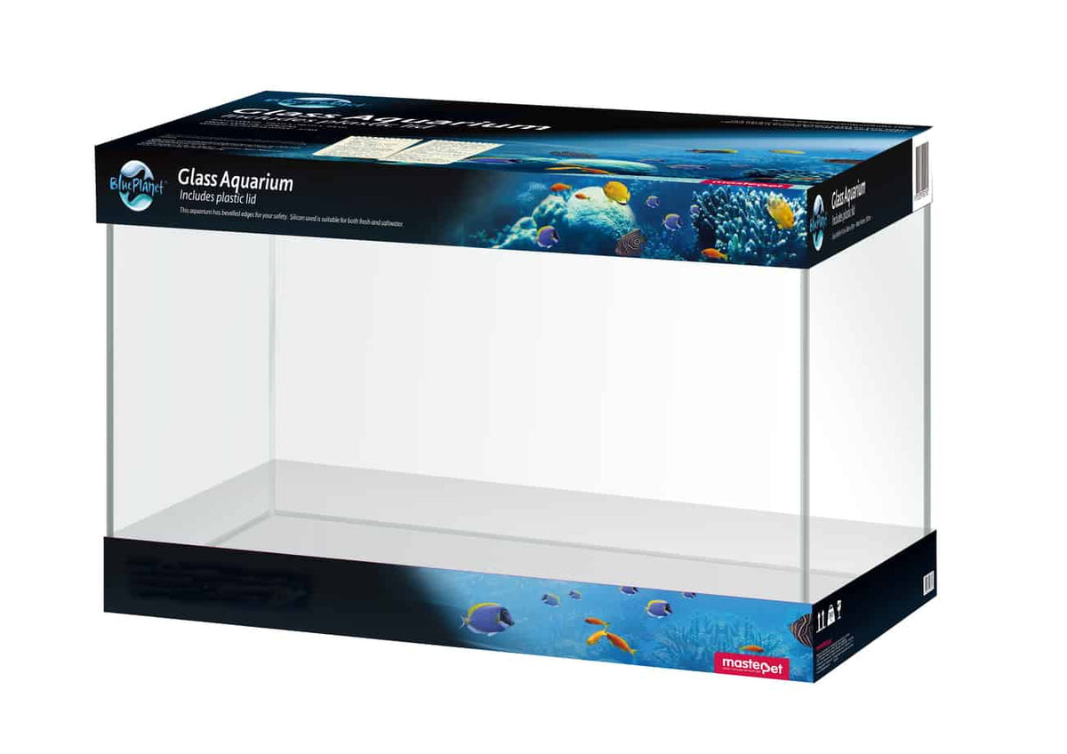 Blue Planet Glass Fish Tank 44x28x30cm 30L - Nano Tanks Australia Aquarium Shop