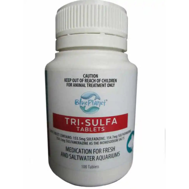 Blue Planet Tri Sulfa Tablets 15 Tablets 100 Tablet - Nano Tanks Australia Aquarium Shop