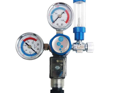 CO2 REGULATOR W/ 2 GAUGES/SOLENOID/BUBBLE COUNTER - Nano Tanks Australia Aquarium Shop