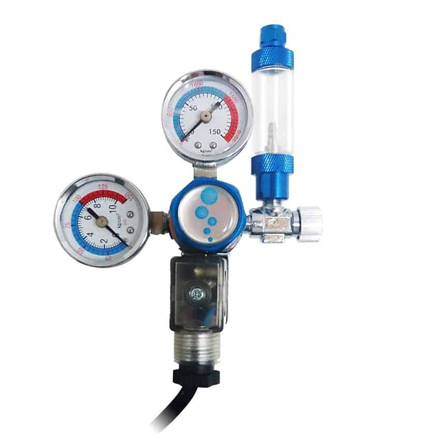 CO2 REGULATOR W/ 2 GAUGES/SOLENOID/BUBBLE COUNTER - Nano Tanks Australia Aquarium Shop