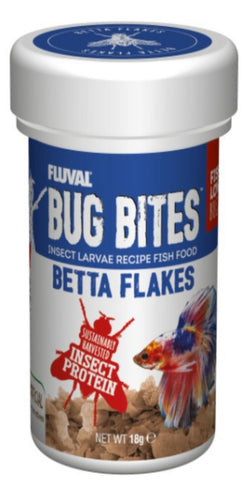 Fluval Bug Bites Betta Flakes 18g - Nano Tanks Australia Aquarium Shop