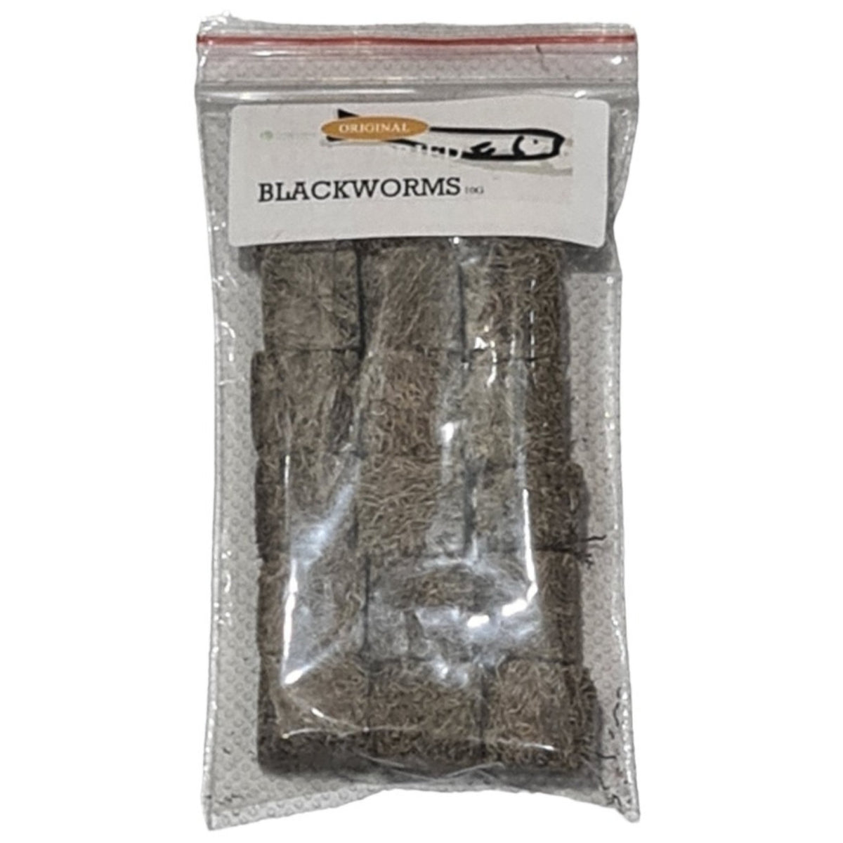 Freeze Dried Blackworms (Cubes) 10g - Nano Tanks Australia Aquarium Shop