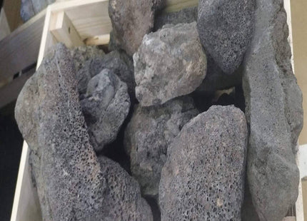 High Quality Black Lava Rock per kg - Nano Tanks Australia Aquarium Shop