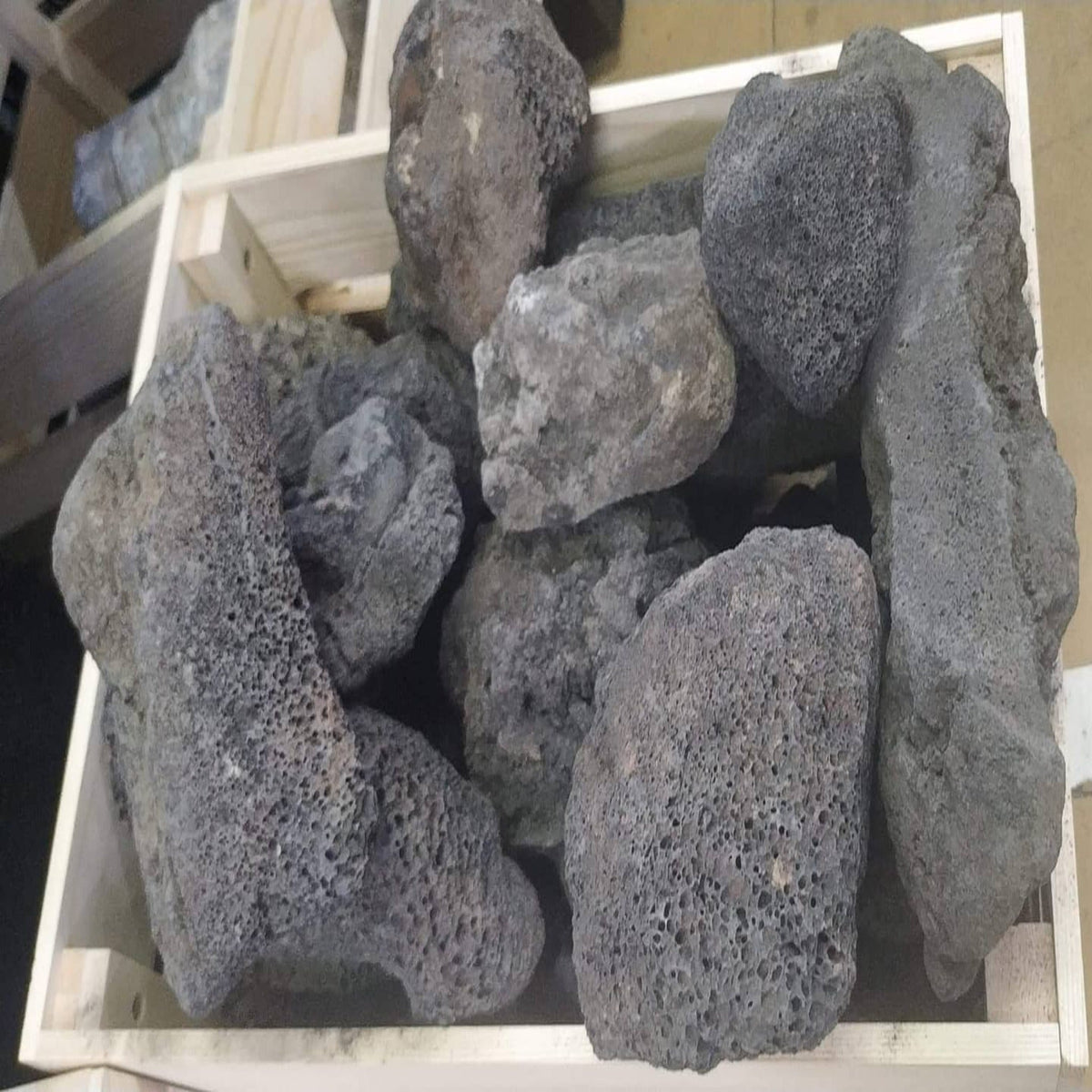 High Quality Black Lava Rock per kg - Nano Tanks Australia Aquarium Shop
