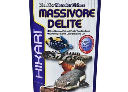 Hikari Massivore Delite Pellet 380g - 10mm Pellet - Nano Tanks Australia Aquarium Shop