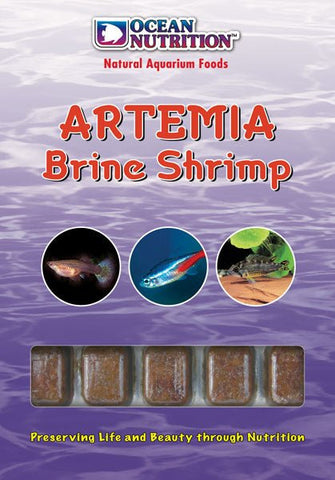 Ocean Nutrition Frozen Artemia Brine Shrimp 100 grams - Nano Tanks Australia Aquarium Shop