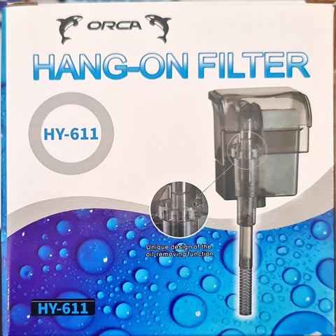 Orca Hang-on Filter HY-611 - Nano Tanks Australia Aquarium Shop