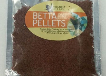 Prestige Bettas Betta Pellets 25 Grams - Nano Tanks Australia Aquarium Shop