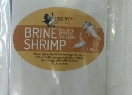 Prestige Bettas Brine Shrimp Eggs 95%+ Hatch Rate - 10 Grams TIBET STRAIN - Nano Tanks Australia Aquarium Shop