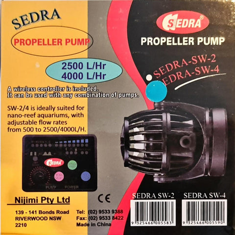 Sedra Propeller Pump - SW 2 - Nano Tanks Australia Aquarium Shop