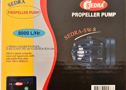 Sedra Propeller Pump - SW 8 - Nano Tanks Australia Aquarium Shop