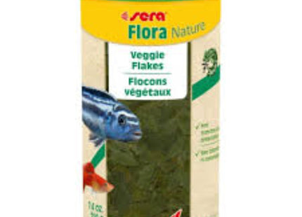 Sera Flora Nature Veggie Flakes - 60g - Nano Tanks Australia Aquarium Shop