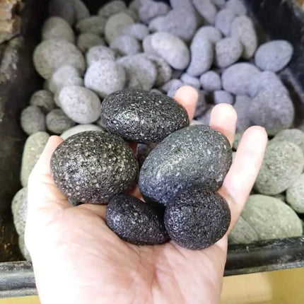 Smooth Lava Rock Pebbles (Sold in kG) - Nano Tanks Australia Aquarium Shop
