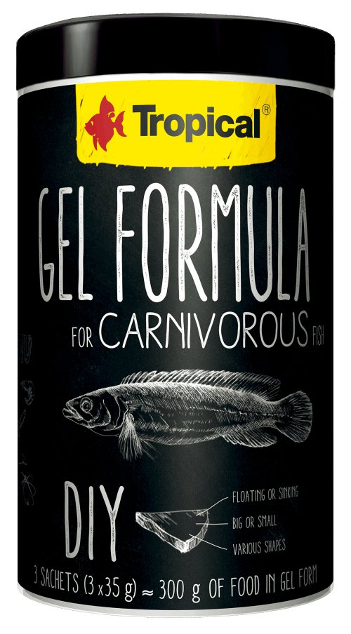 Tropical Gel Formula for Carnivorous fish 1000ml/105g - Nano Tanks Australia Aquarium Shop