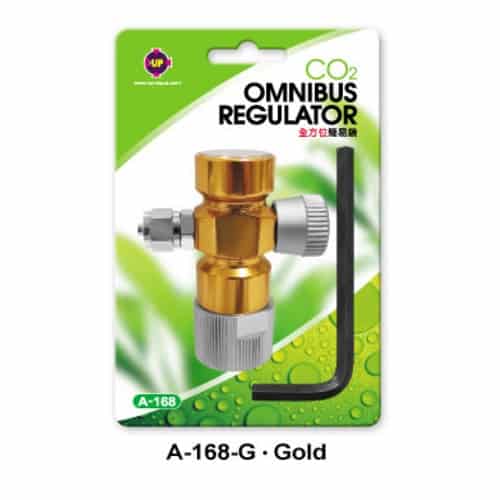 UP AQUA OMIBUS CO2 REGULATOR (GOLD) - Nano Tanks Australia Aquarium Shop