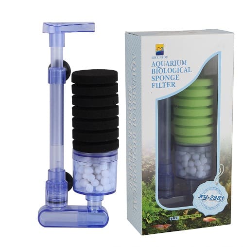 Xinyou SINGLE SPONGE FILTER W/ MEDIA CHAMBER - Nano Tanks Australia Aquarium Shop